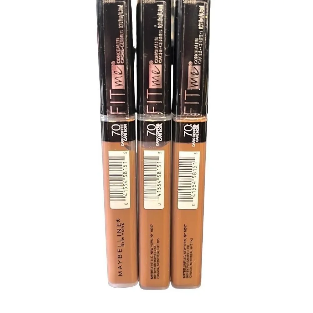 Lot of 3 70 Coffee Maybelline Fit Me! Concealer Concealers
